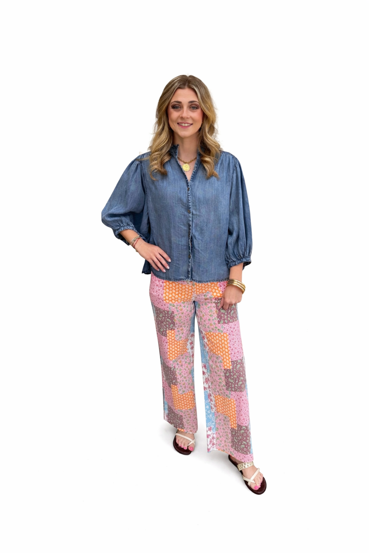 Patch Work Pants