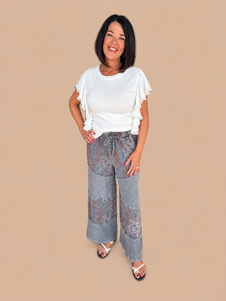 Patch Work Pants