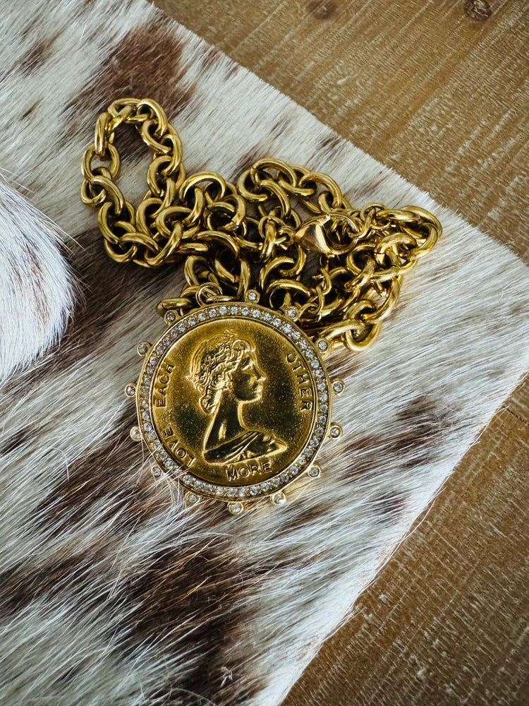 Gold Coin Necklace