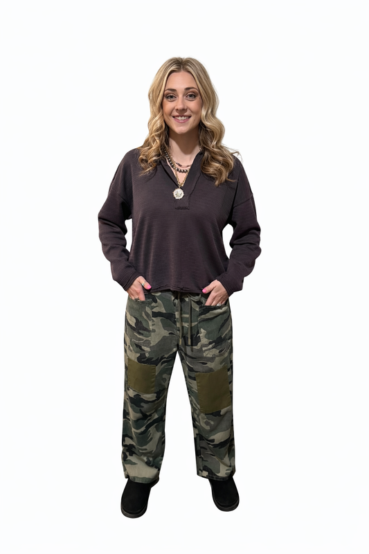 Relaxed Camo Cargos