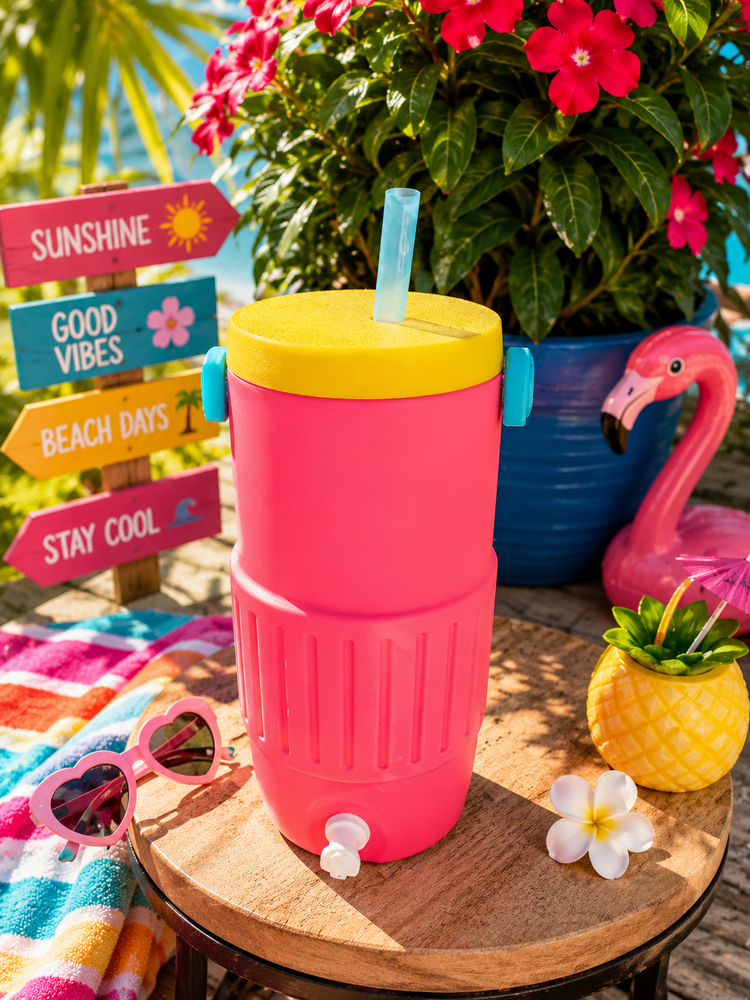 Pink Slim Can Cooler