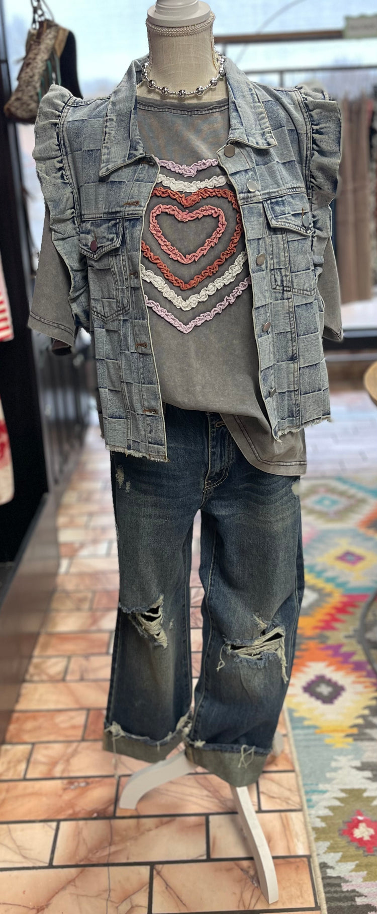 Silver Bead Necklace