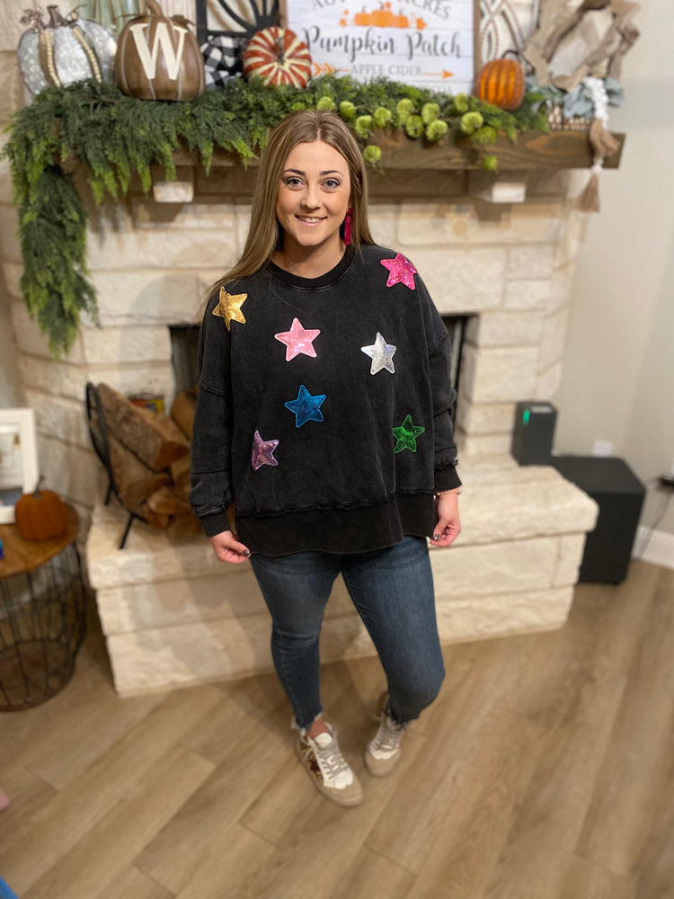 Mom & Me Star Patch Sweater