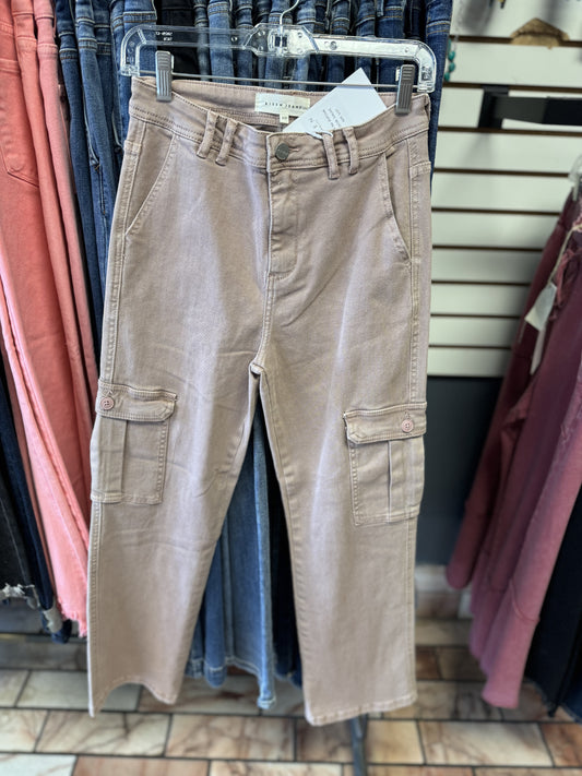 Dusty Rose Cargo Pants