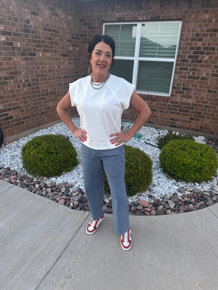 Amazing White Cotton Top