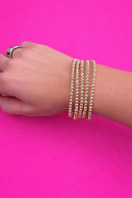 Mixed Metal Bracelet Set