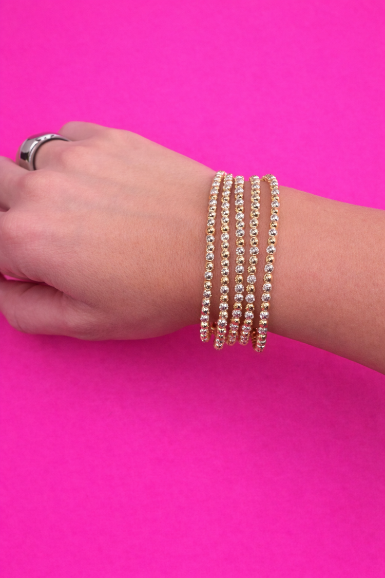 Mixed Metal Bracelet Set