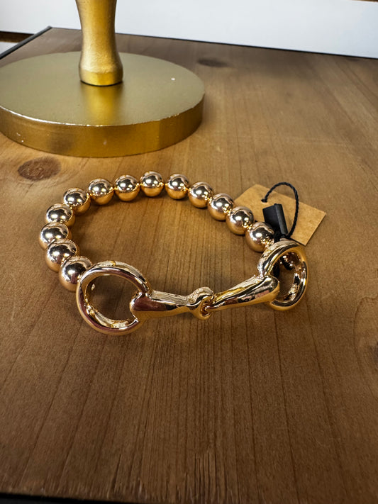 Just a Bit Bracelet- Gold