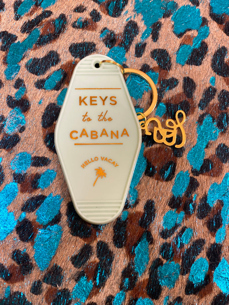 Keys to the Cabana Keychain