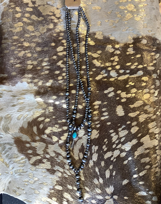 Concho Bead Necklace