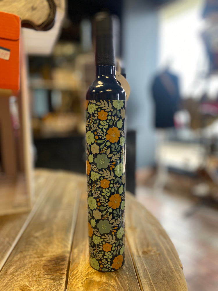 Navy Flower Umbrella in a Bottle