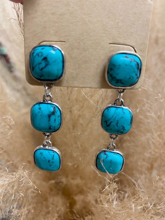 Turquoise Dangle Earrings