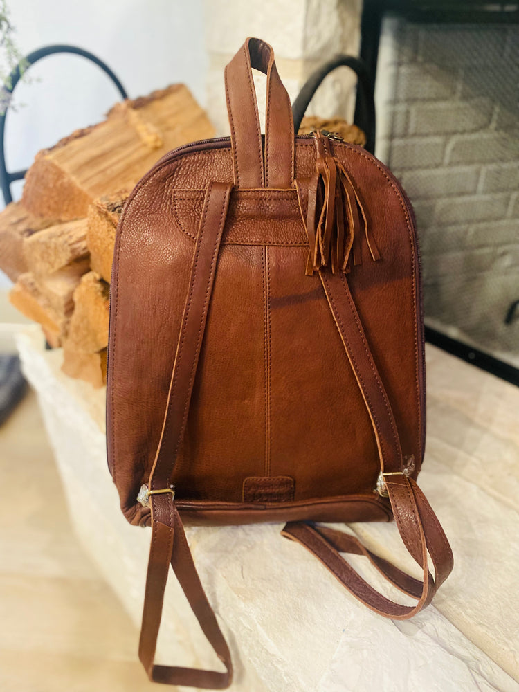 Genuine Leather Cowhide Backpack