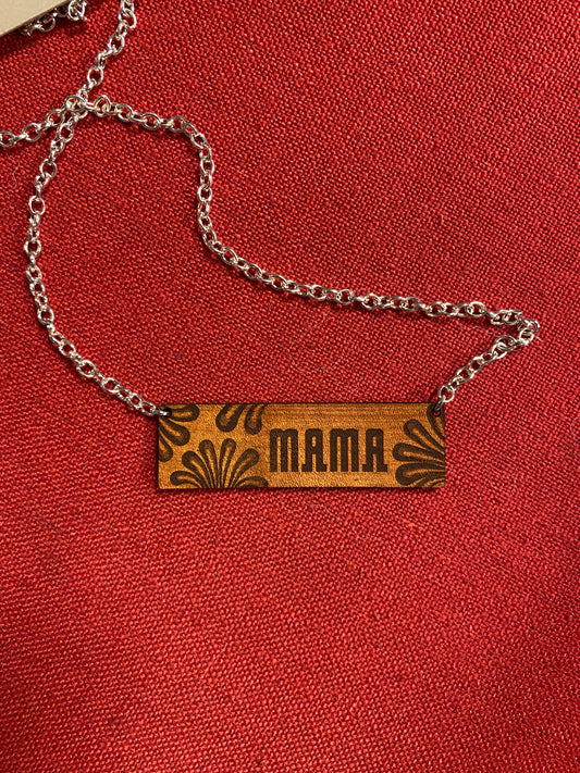 Mama Leather Necklace